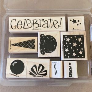 Stampin’ Up! Perfect Party Two-Step Stampin’ Set Excellent Condition